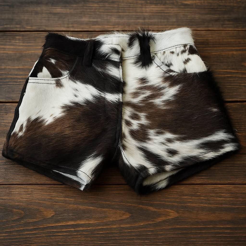 Bavarian Shorts BS‑1205 – Tricolor Cowhide Heritage Edition