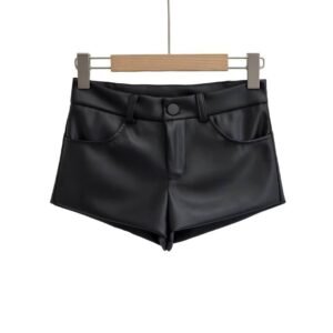 Ladies Shorts LS‑1301 – Noir Edge Belted Luxe Edition b