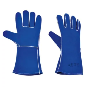 Welding Gloves GG‑701 – Industrial Blue Edition